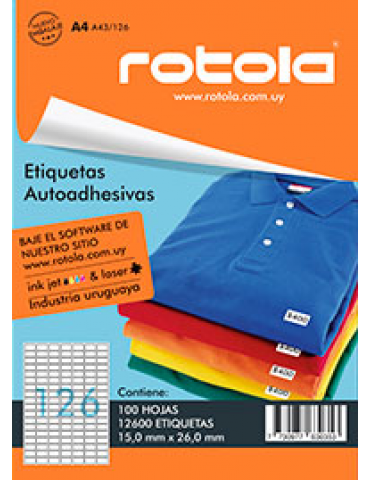 ETIQUETA ROTOLA A41/126 X100